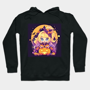 chibi girl halloween Hoodie